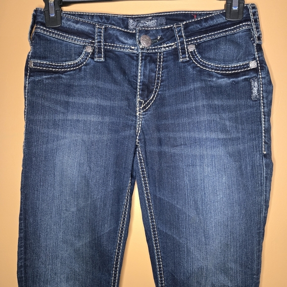 Silver Jeans Suki Mid Super Stretch Jeans 28/31 - Picture 2 of 5
